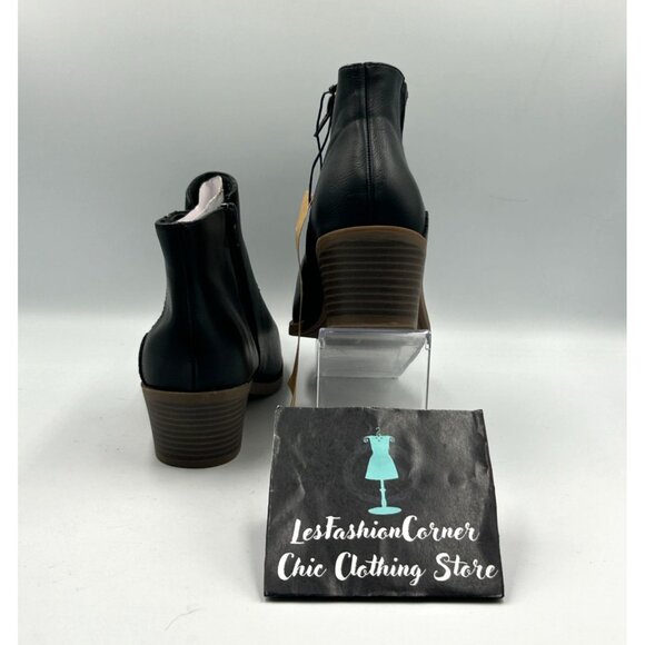 NWT Frye & Co. Women's Black Faux Leather Jude Ankle Booties Size 9.5 3248 - Picture 6 of 16